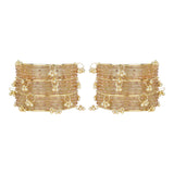 Kashmiri Ghungroo with Glass bangles by Leshya