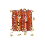 Kashmiri Ghungroo with Glass bangles by Leshya