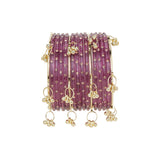 Kashmiri Ghungroo with Glass bangles by Leshya