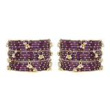Kashmiri Ghungroo with Glass bangles by Leshya
