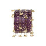 Kashmiri Ghungroo with Glass bangles by Leshya
