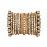 Traditional Style Bangle set for two hands by Leshya