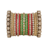 Traditional Style Bangle set for two hands by Leshya