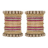 Traditional Style Bangle set for two hands by Leshya