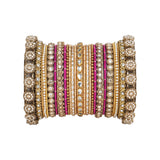 Traditional Style Bangle set for two hands by Leshya