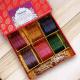 Gifting Box Set of 6 Jelly Glass with kashmiri ghungroo by Leshya