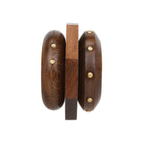 Modern Wooden Bangle Stack by Leshya