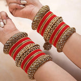 Set of 2 Traditional Jhumki Bangle Set