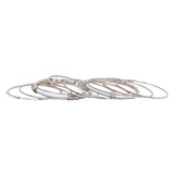 Modern Tribal Bangle Stack by Leshya