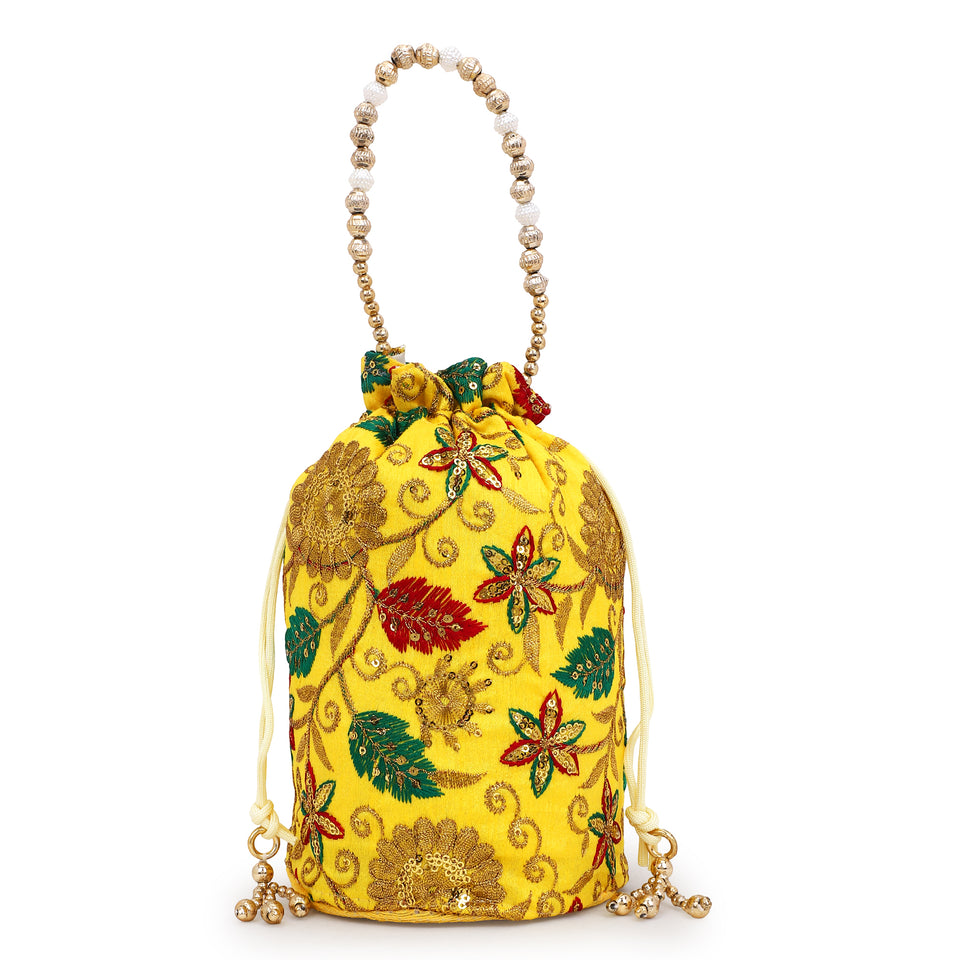 Beautiful Printed Potli by Leshya