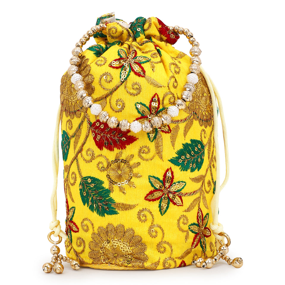 Beautiful Printed Potli by Leshya