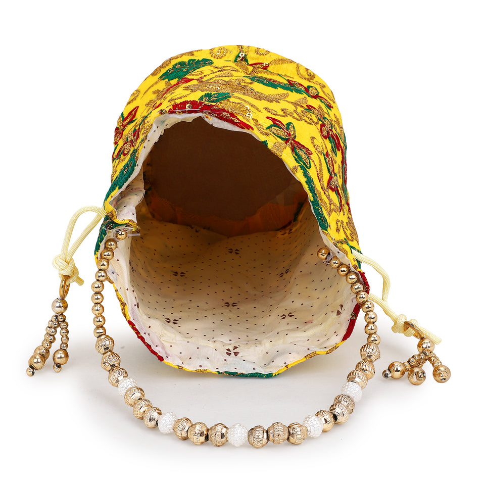 Beautiful Printed Potli by Leshya