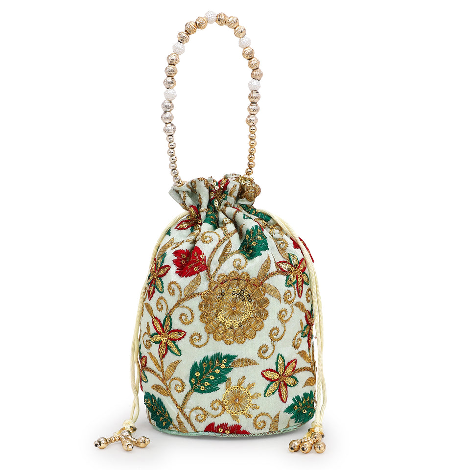 Beautiful Printed Potli by Leshya