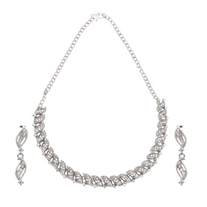 Oxidized Partywear Necklace with Earring by Leshya (Copy)