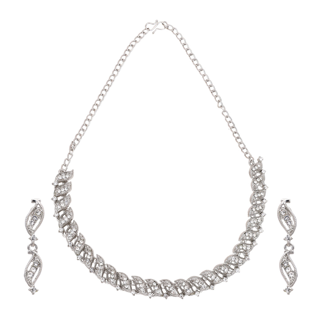 Oxidized Partywear Necklace with Earring by Leshya (Copy)
