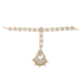 Bridal Kundan Maatha Patti with Maang Tikka for Women by Leshya