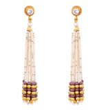 Beaded Jewelery Choker Set with Earring by Leshya