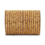 Elegant Colored Thread Bangle Set