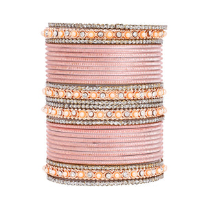Beautiful Rose Gold Bangle set by Leshya