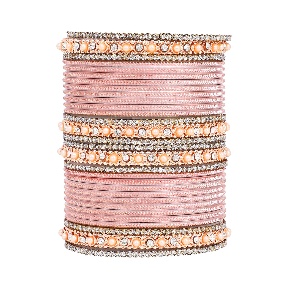 Beautiful Rose Gold Bangle set by Leshya