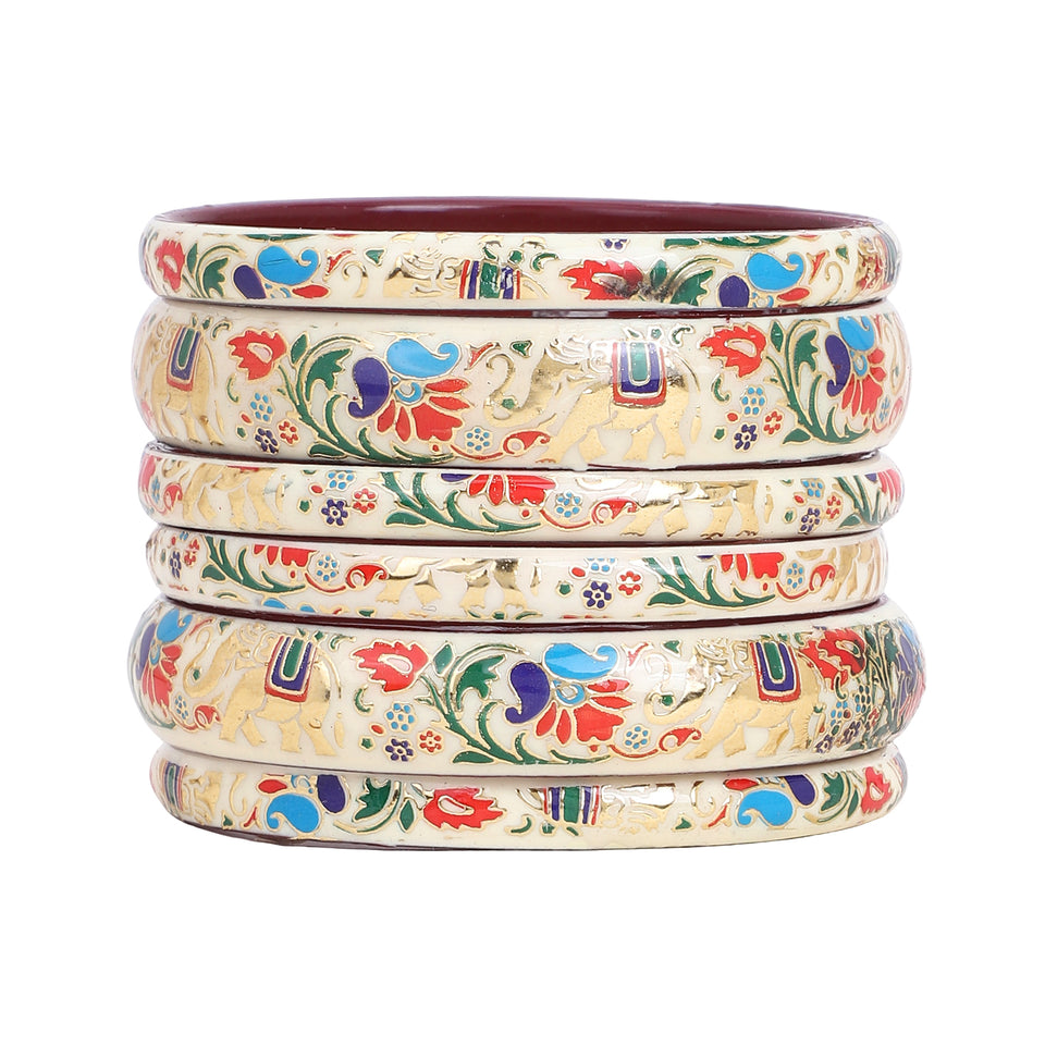 Set of 6  Elephant Bracelets by Leshya