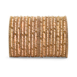 Elegant Colored Thread Bangle Set