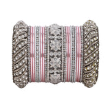 Silver Pacheli Bangle set by Leshya