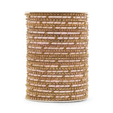 Elegant Colored Thread Bangle Set