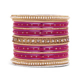Multicoloured  Bangle set for two hands by Leshya