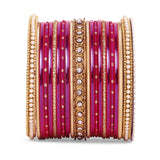 Multicoloured  Bangle set for two hands by Leshya