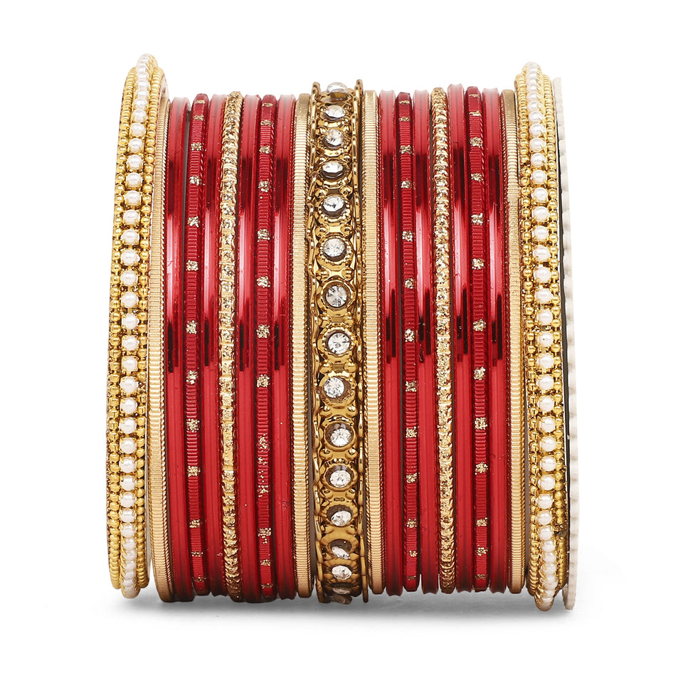 Multicoloured  Bangle set for two hands by Leshya