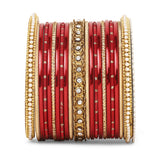 Multicoloured  Bangle set for two hands by Leshya