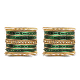 Multicoloured  Bangle set for two hands by Leshya