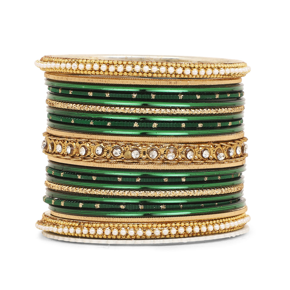 Multicoloured  Bangle set for two hands by Leshya