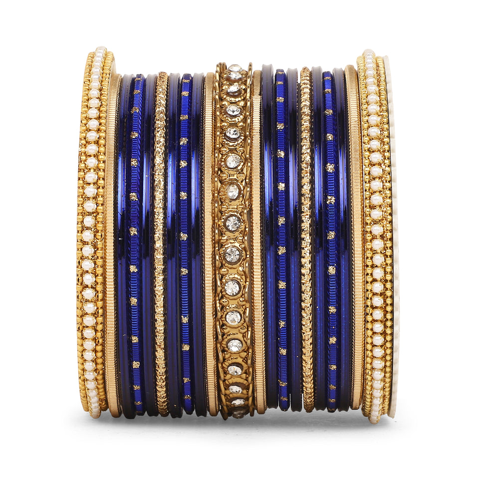 Multicoloured  Bangle set for two hands by Leshya