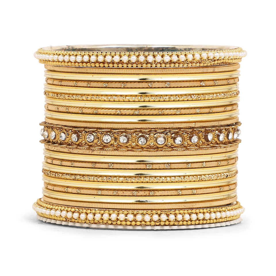 Multicoloured  Bangle set for two hands by Leshya