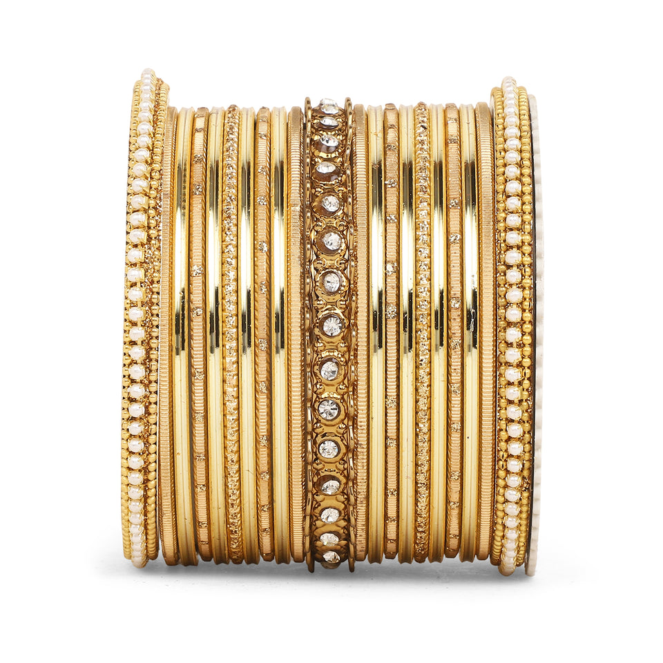 Multicoloured  Bangle set for two hands by Leshya