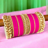 Bridal Chura with Gajra Kada by Leshya