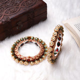 Traditional Rajwadi Kangan for Bride by Leshya