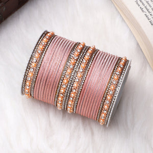 Beautiful Rose Gold Bangle set by Leshya