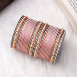 Beautiful Rose Gold Bangle set by Leshya