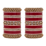Traditional Bridal Chura with Pacheli Kada by Leshya (plus size)