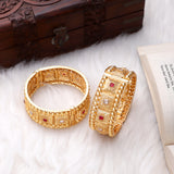 Dailywear Temple Gold Kangan by Leshya