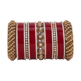 Traditional Bridal Chura with Pacheli Kada by Leshya (plus size)