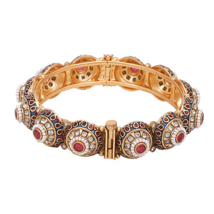 Fancy Meenakari Bracelet for Dailywear by Leshya