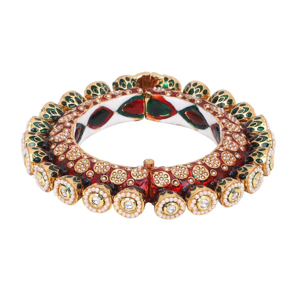 Traditional Rajwadi Kangan for Bride by Leshya