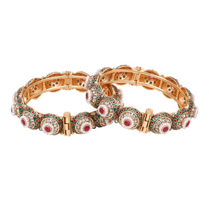 Fancy Meenakari Bracelet for Dailywear by Leshya