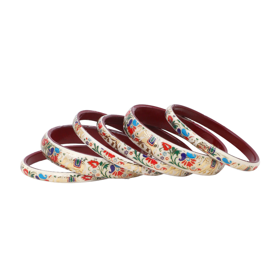 Set of 6  Elephant Bracelets by Leshya