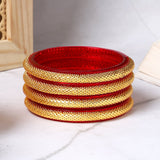 Set of 4 Golden Dailywear Bracelets by Leshya