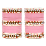 Traditional Bridal Chura with Stone Kada by Leshya